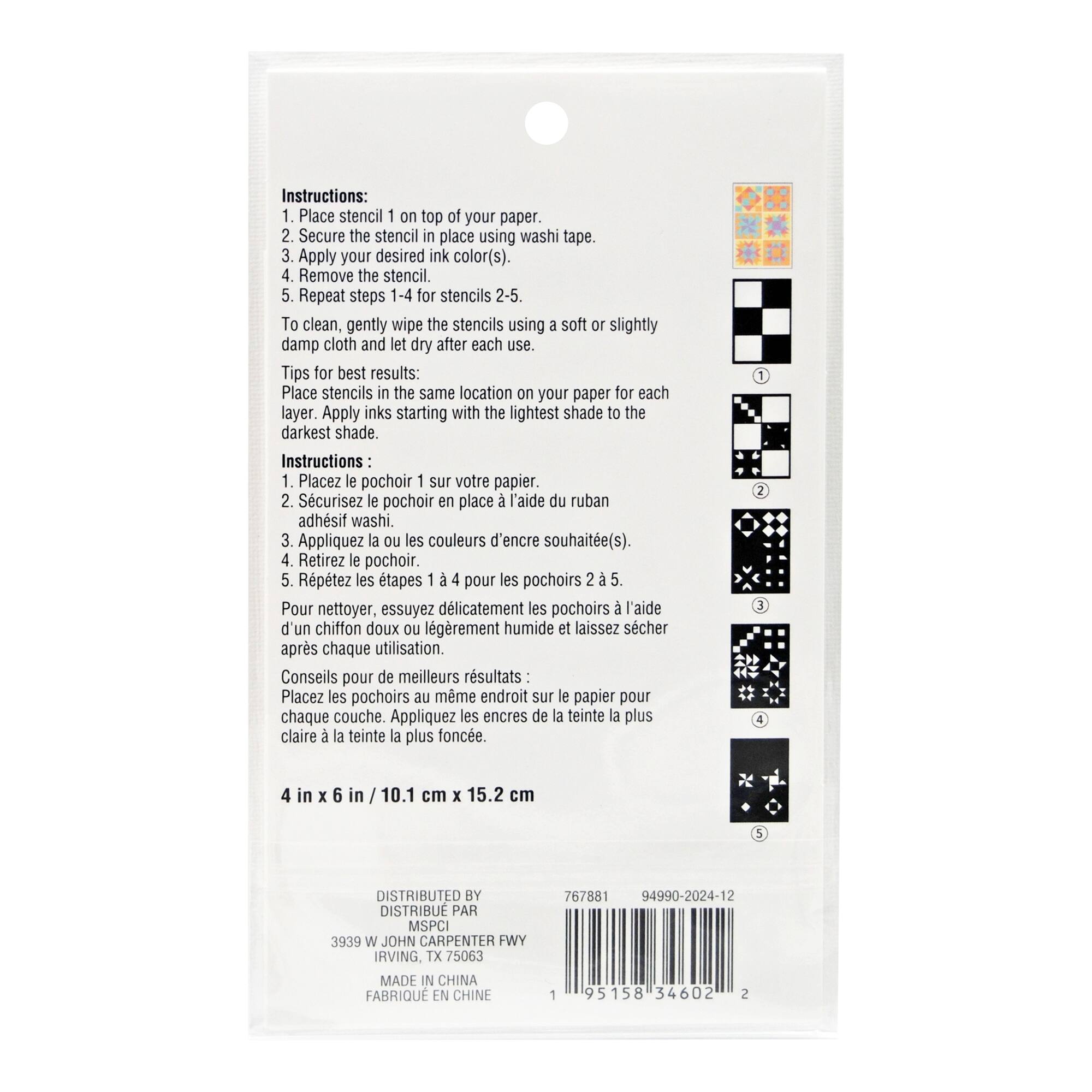 Quilt Layering Stencils by Recollections™